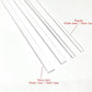 25pcs L-8" x W-4mm - Thick 2mm Flat Clear sticks for cake toppers cake pops or lollipops - Acrylic Plexiglass Sticks Transparent Clear, Strong and not