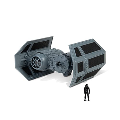 Star Wars Micro Galaxy Squadron TIE Bomber - 5-Inch Starfighter Class Vehicle with 1-Inch TIE Pilot Micro Figure Accessory