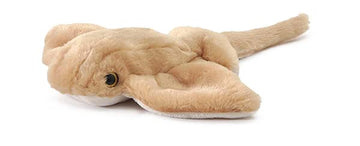 The Petting Zoo Stingray Stuffed Animal, Ocean Animals, Cownose Ray Plush Toy, Wingspan 11 in., Body 6 in.