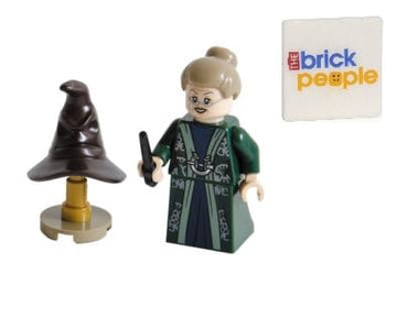 LEGO Harry Potter: Professor McGonagall Minifigure with Wand and Sorting Hat