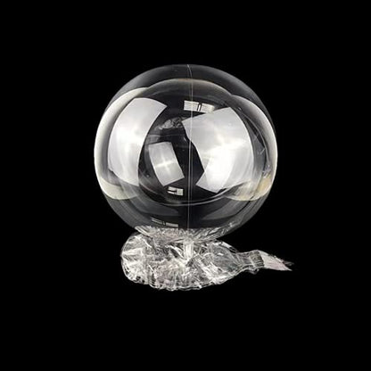 Clear Balloons, 18" Pre Stretched 15 Packs Big Stuffing Crystal Bubble Clear Bobo Balloons for Air or Helium Use