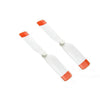 TSPFJX Wltoys XK K124 EC145 RC Helicopter Spare Parts Orange-White Tail Rotor Blade 2PCS