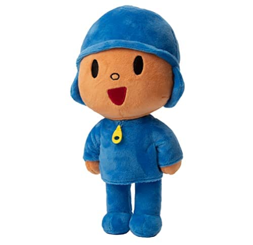Mighty Mojo Pocoyo Plush Doll - 12 Inches for Toddlers, Girls and Boys - Officially Licensed Plush Doll - Preschool Leaning Plush Bedtime Doll