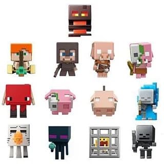 Minecraft Nether Series 23 Mini Figure Mystery Box - Bundle of 3 Blind Boxes | Surprise 1-1.5? Collectibles - Ages 6+