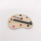 SXFSE Dollhouse Decoration Accessories, 1:12 Dollhouse Miniature Scene Model Articles Paint Palette Tool Pretend Play Toy
