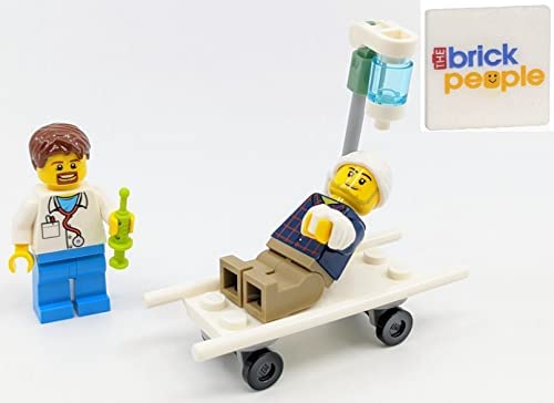 LEGO City: Doctor and Patient with Stretcher Bed and IV