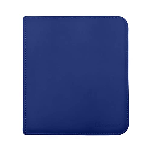 Ultra Pro Vivid 12 Pocket Card Binder with Zipper - Blue