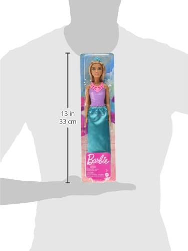Barbie Fantasy doll girl purple and blue with removable ribbon for girls from 3 years