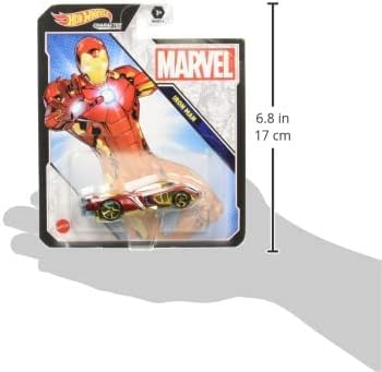 Hot Wheels Character Cars, Marvel Iron Man, Toy Vehicle for Kids Aged 3 and Up…