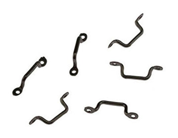 Dollhouse Miniature Window Handle Pulls, 6 pc, Pewter Finish