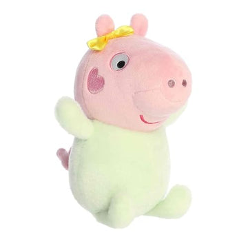 Aurora® Playful Peppa Pig™ Baby Evie Stuffed Animal - Officially Licensed Toys for All Fans - Perfect for Birthdays, Adults and Kids All Ages - Pink 8