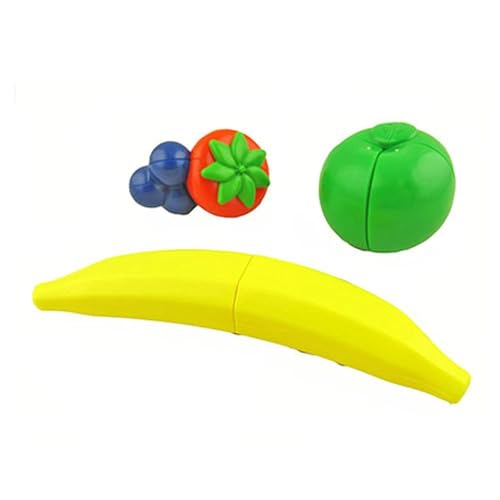 Replacement Parts for Fisher-Price Mix and Serve Smoothie Maker - DVH29 ~ Replacement Pretend Fruits ~ Apple, Banana, Strawberry and Blueberries