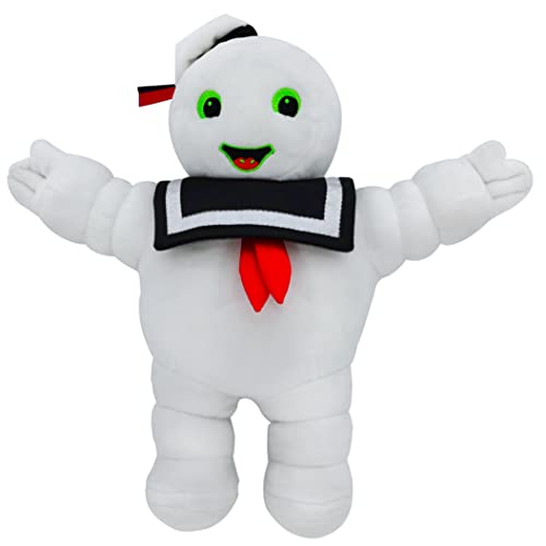 UShioart Noctilucent Stay Puft Marshmallow Man Plush Doll Ghost Hunter Plushie Stuffed Toy