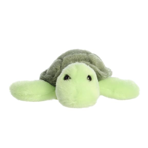 Aurora® Adorable Shoulderkins™ Saavy Sea Turtle™ Stuffed Animal - Fun Buddy that Can Go Everywhere with You - Perfect for Kids 3+ Years and Costumes