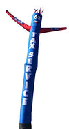 Tax Service Blue 20 Foot Tall Inflatable Tube Man Air Powered Dancing Puppet for Outdoors, Replacement Dancer Only