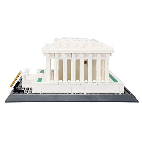 Lincoln Memorial Building Block Set (979 Pieces) Washington D.C. Lincoln Memorial Famous Landmark Series - Architecture Model for Kids and Adults
