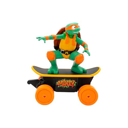 Teenage Mutant Ninja Turtles Mikey Cowabunga Skate RC Car Toy, Imitates Real Skate Tricks, Ages 5+
