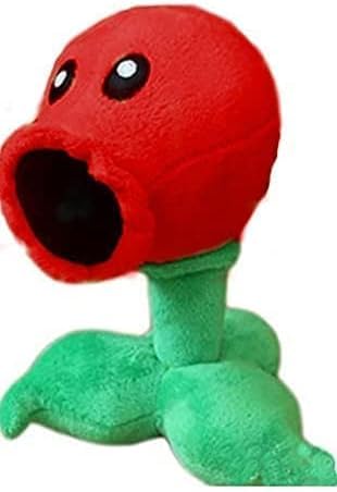 CNRPLAT PVZ Peashooter Plush PVZ Game Red Cute Stuffed Animals Figure Toy for Birthday, Hallowen Zombies Valentinas, Christmas, Super Gift Toy