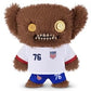 ZURU Fuggler USA Soccer Plush - 9 Inch Funny Ugly Monster Collectible Sports-Themed Plush Toy (Fuggler USA Soccer #76)