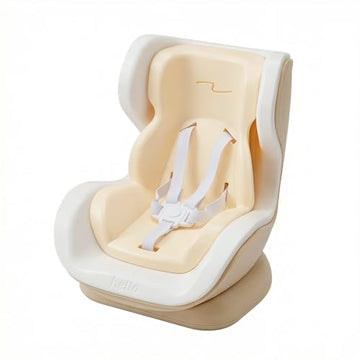Dolls Car Seat for 10-17cm Doll, Including Air Vent Clip, Magnetic Doll Car Seat Holder, Universal 3.9"-6.7" Action Figure Sofa with Elastic Safety