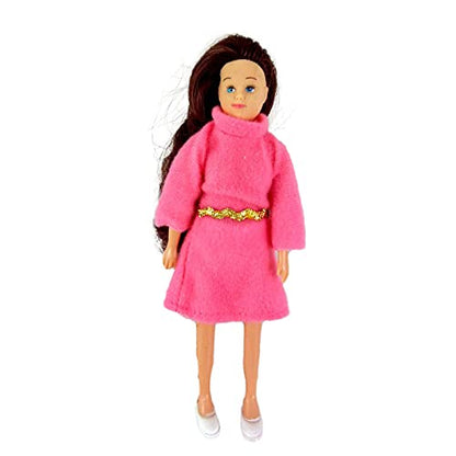 Dollhouse Miniature People Modern Brunette Mum Mother For Your Family