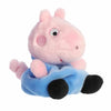 Aurora® Playful Peppa Pig™ George Pig Palm Pals™ Stuffed Animal - Officially Licensed Toys for All Fans - Perfect for Birthdays, Adults and Kids All