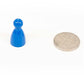 Plastic Pawns: Set of 36 Red, Yellow, Green, and Blue Board Game Pieces