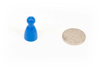 Plastic Pawns: Set of 36 Red, Yellow, Green, and Blue Board Game Pieces