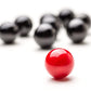 DODHEG 60 Pcs Acrylic Glass Marbles 0.63 inch Multicolor