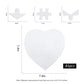 MAIKESUB 10 Sets Heart Sublimation Puzzle Blanks