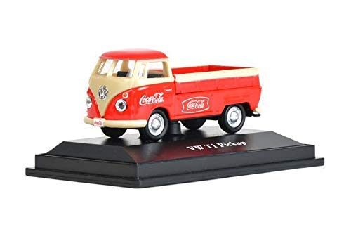 Motor city classics 1:72 Scale Diecast 1962 Volkswagen T1 Pickup | Coca-Cola Officially Licensed Model 472003