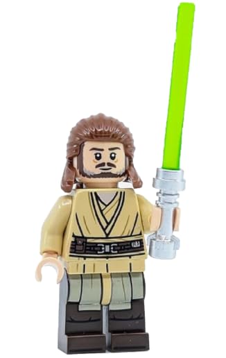 LEGO Star Wars: Qui-Gon Jinn Minifigure with Lightsaber