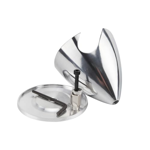 ZYHOBBY 1 PC Aluminum Spinner 2 Blades Special Drilled for RC Plane with Prop Adapter (3.0IN)