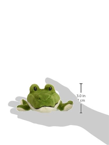 warmies Junior Microwavable & Weighted Stuffed Animals, Alligator - Heated Stuffed Animal Plushie for Warmth & Comfort - Cute Soft Plush Toys