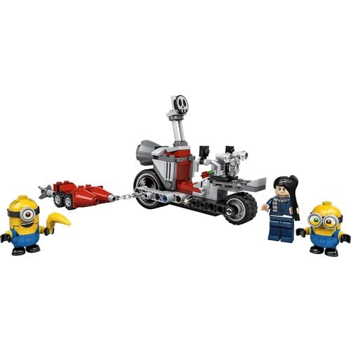 Lego 75549 Minions Unstoppable Bike Chase Construction Toy with Gru, Bob and Stuart Minion, Movie Gift Idea for Girls and Boys Ages 6 and Up