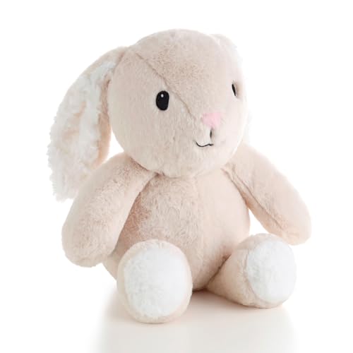 The Peanutshell Plush Bunny Stuffed Animal - 10 inch - Baby Safe - Machine Washable - Soft Bunny Rabbit Baby Toys, Newborn Infant Toddler, Plushies