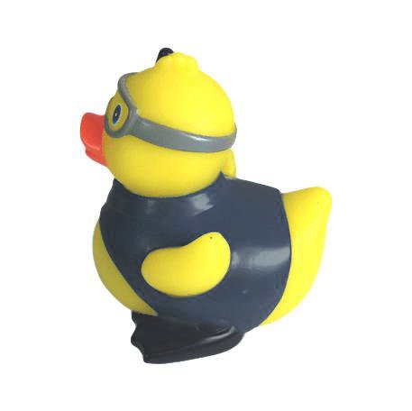 3" Rubber Duck [Sealed Hole, Floats Upright] - Baby Safe Bathtub Bathing Toy - Snorkel Rubber Duck