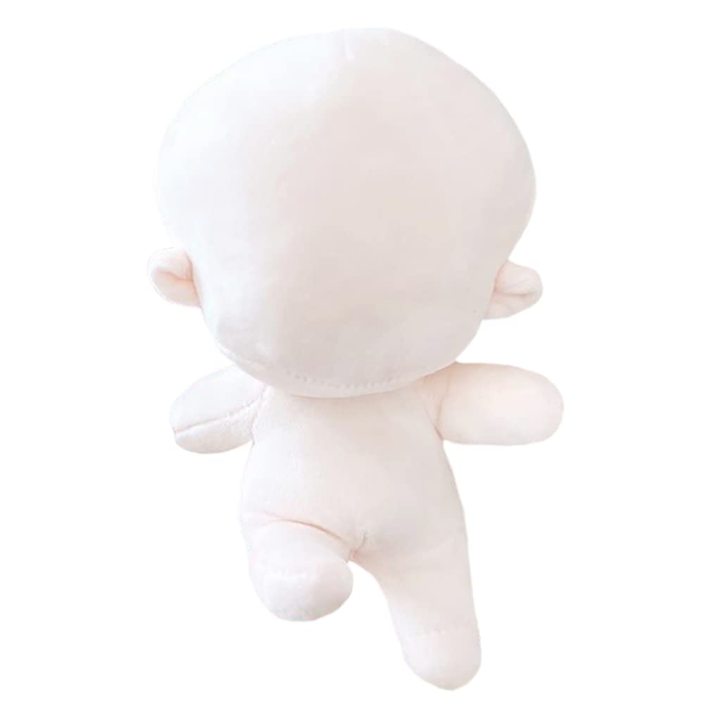 niannyyhouse 8in 20cm Plush Doll Plain Humanoid Stuffed Body Dress Up (Normal-with Skeleton)