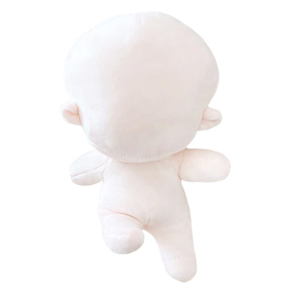 niannyyhouse 8in 20cm Plush Doll Plain Humanoid Stuffed Body Dress Up (Normal-with Skeleton)