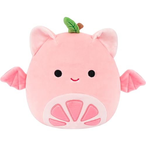 Squishmallows Original 8in Jabari The Pink Grapefruit Bat - Official Jazwares Plush (Little)