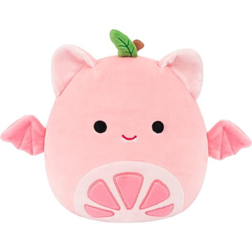 Squishmallows Original 8in Jabari The Pink Grapefruit Bat - Official Jazwares Plush (Little)