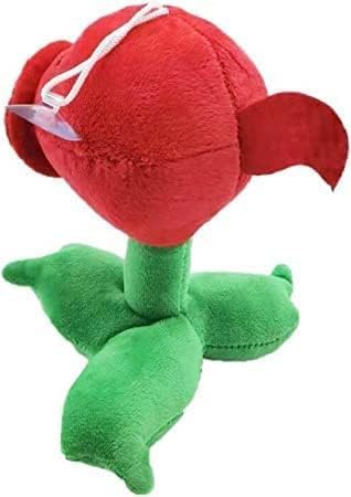 CNRPLAT PVZ Peashooter Plush PVZ Game Red Cute Stuffed Animals Figure Toy for Birthday, Hallowen Zombies Valentinas, Christmas, Super Gift Toy