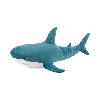 DongAi 31.4" Blue Giant Shark Plush Pillow, Super Soft Toy