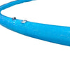 5/8" Adult Polypro Hula Hoop | Performance and Dance Hoop (Blue Glitter, 28 Inch Diameter)