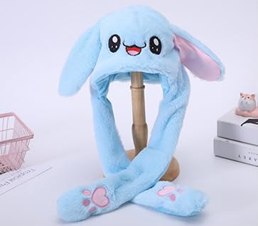 LYLPYHDP Bunny Hat, Funny Plush Bunny Hats, Plush Christmas Rabbit Hat, Party Cosplay Cute Animal Hats.