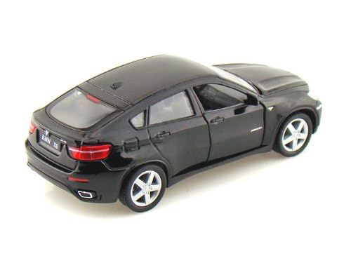 KiNSMART BMW X6 5" 1:38 Scale Die Cast Metal Model w/Pullback Action (Black)