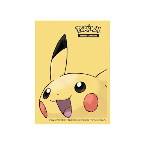 Ultra PRO - 2025 Pikachu Edition 65ct. Deck Protector Sleeves for Pokémon Cards & Standard Size Cards, Protect Your Gaming Cards and Collectible Cards