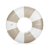 FUNBOY Giant 46" Vintage Tan Stripe Pool Tube Float with Cup Holder