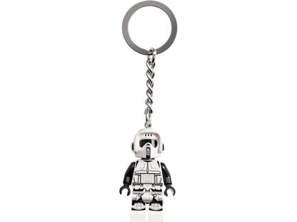 LEGO Star Wars Scout Trooper Minifigure Keyring 854246, White, Small