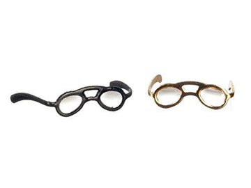 Dollhouse Miniature 1:12 Scale 2 Pc Antique Reading Glasses Set #G7051